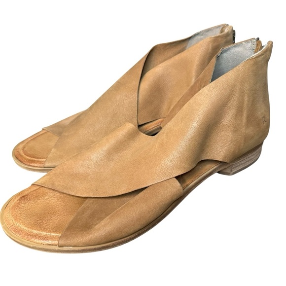 ROAN | Tan Leather Women's Betty Sandals | Sz 9 - Picture 3 of 9